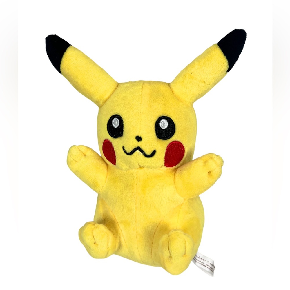 Pokemon Center Pikachu Plush Pokedoll 2010 8" Clean Collectible Yellow EUC